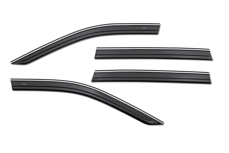 Toyota RAV4 Ventvisor - Husky Liners - Low Profile (4pc) - Smoke with Chrome Trim - `19-`24